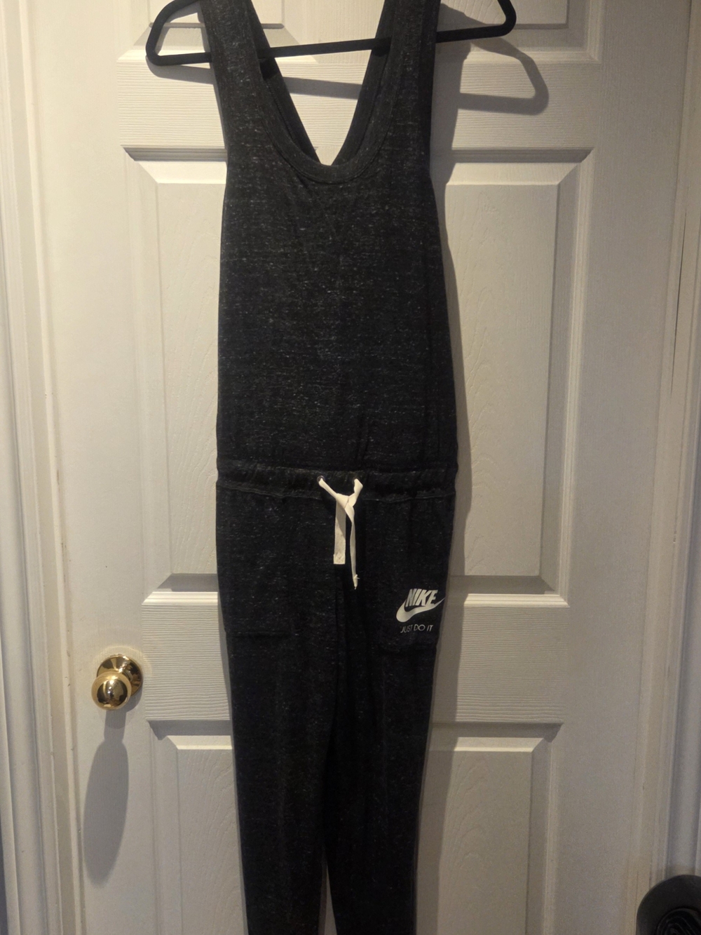 NIKE SPORTSWEAR Gym Vintage Romper Jumpsuit Heather Gray